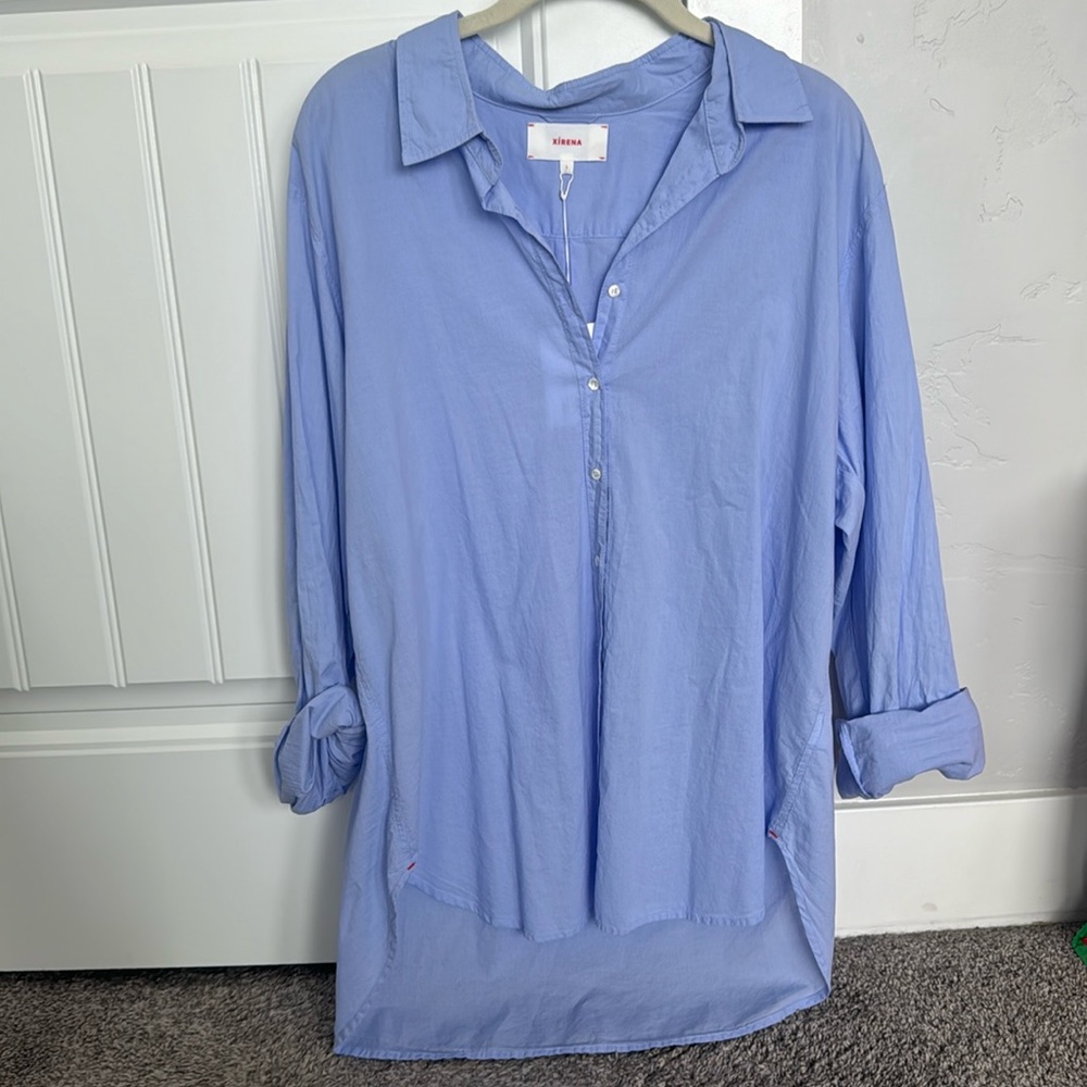 Xirena Skylight Beau Shirt Size L. New with tags